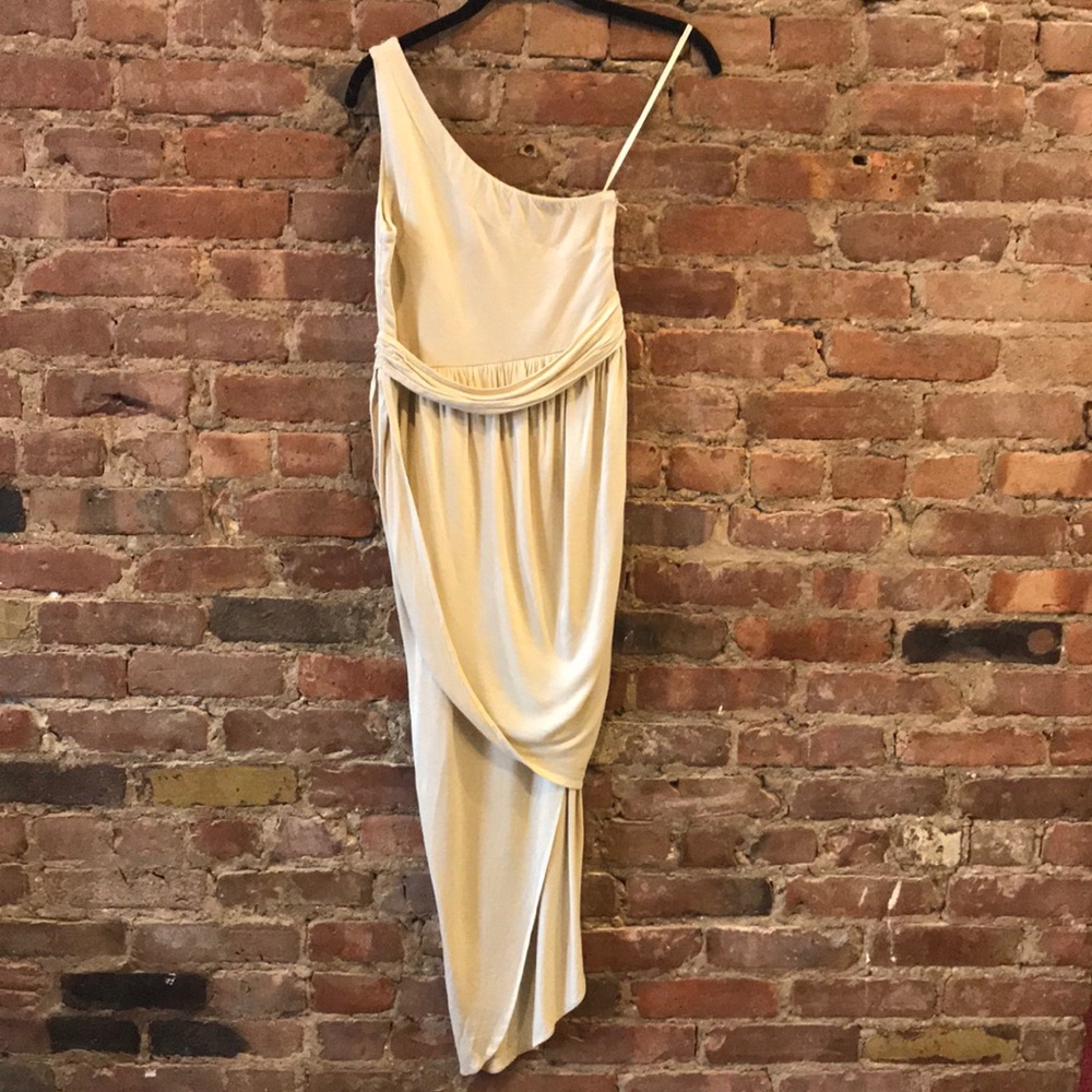 Free People NWT One Shoulder Roman Wrap Dress